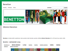 Tablet Screenshot of benetton.tvuj-styl.cz