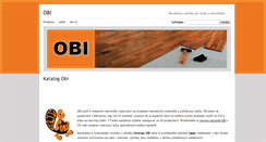 Desktop Screenshot of obi.tvuj-styl.cz