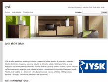 Tablet Screenshot of jysk.tvuj-styl.cz